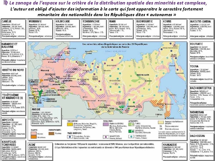 c Le zonage de l’espace sur le critère de la distribution spatiale des minorités