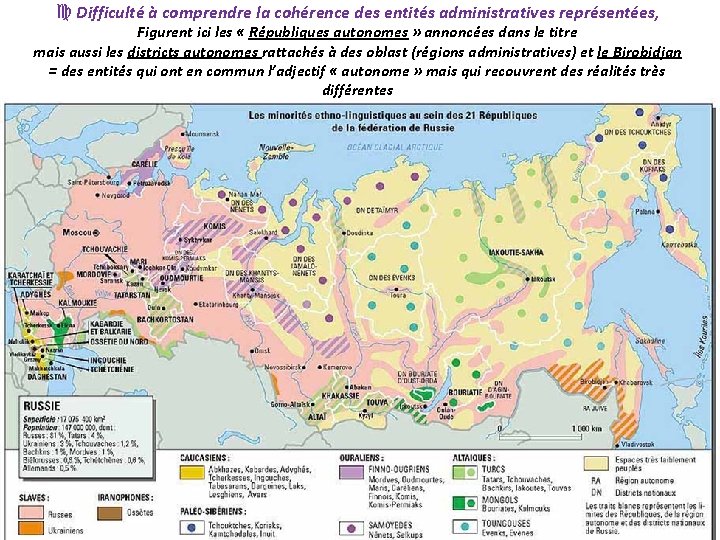 c Difficulté à comprendre la cohérence des entités administratives représentées, Figurent ici les «