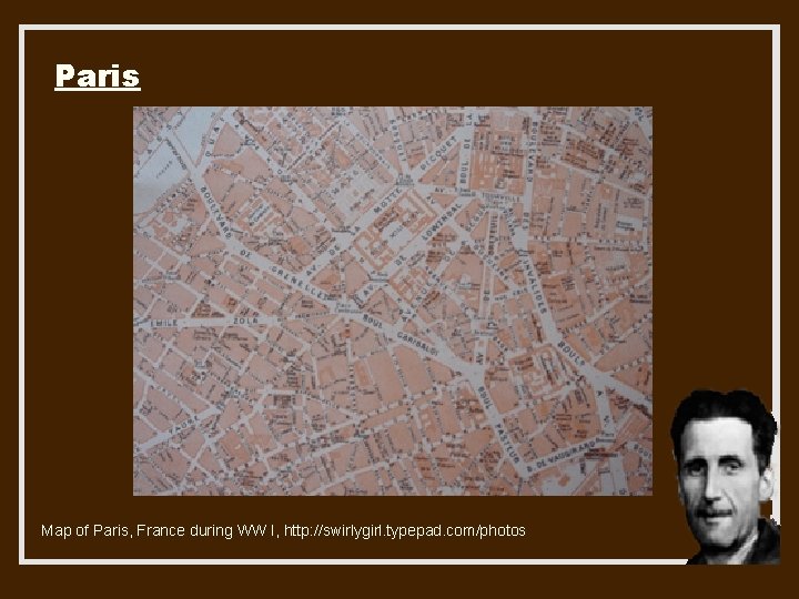 Paris Map of Paris, France during WW I, http: //swirlygirl. typepad. com/photos 