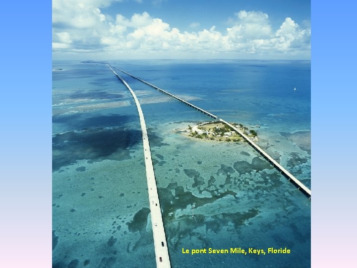 Le pont Seven Mile, Keys, Floride 