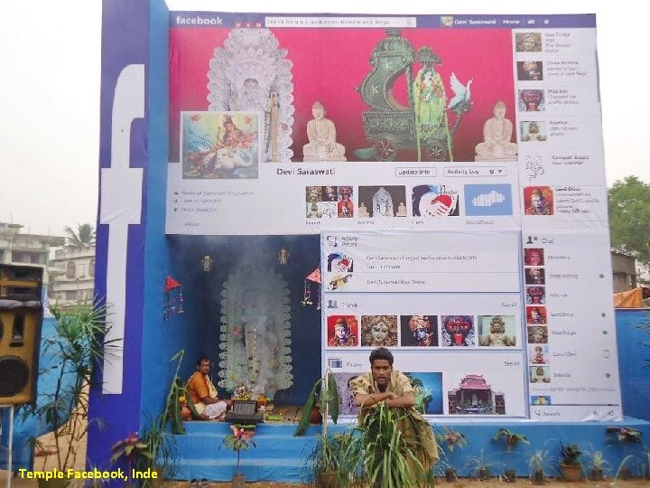 Temple Facebook, Inde 