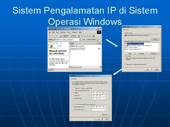 Sistem Pengalamatan IP di Sistem Operasi Windows 