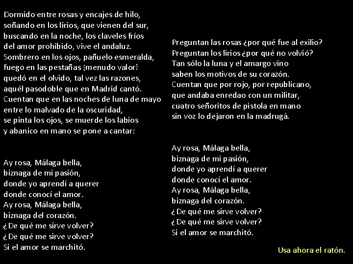 Dormido entre rosas y encajes de hilo, soñando en los lirios, que vienen del