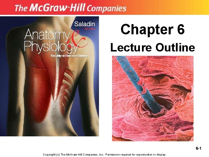 Chapter 6 Lecture Outline 6 -1 Copyright (c) The Mc. Graw-Hill Companies, Inc. Permission