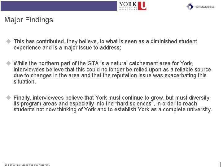 Major Findings u This has contributed, they believe, to what is seen as a Major Findings u This has contributed, they believe, to what is seen as a