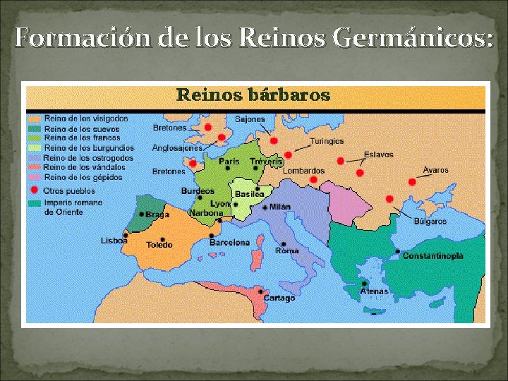Formación de los Reinos Germánicos: 