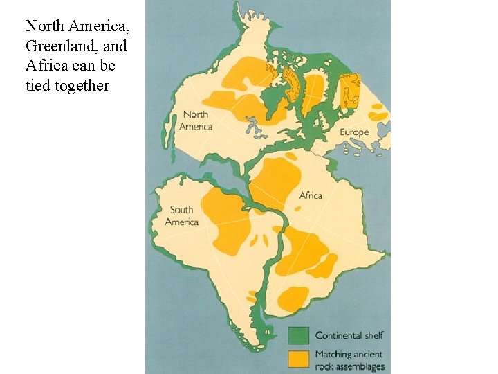 North America, Greenland, and Africa can be tied together 