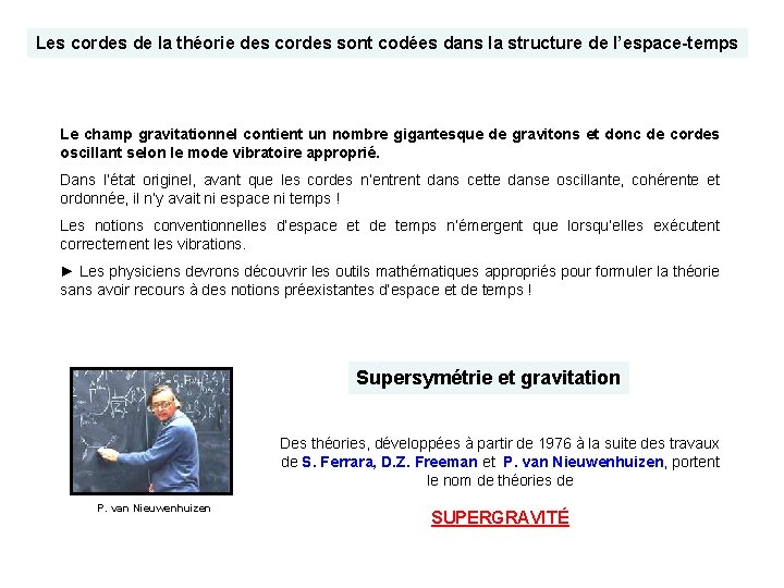 Les cordes de la théorie des cordes sont codées dans la structure de l’espace-temps Les cordes de la théorie des cordes sont codées dans la structure de l’espace-temps