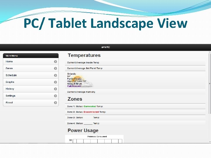 PC/ Tablet Landscape View 