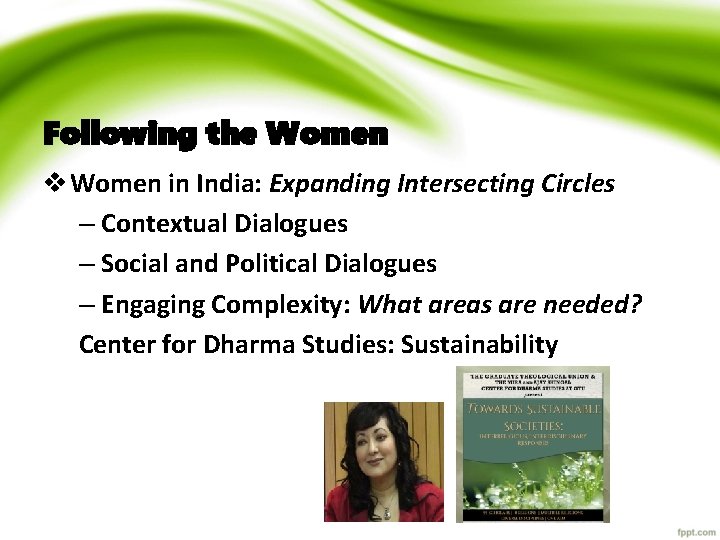 Following the Women v Women in India: Expanding Intersecting Circles – Contextual Dialogues –