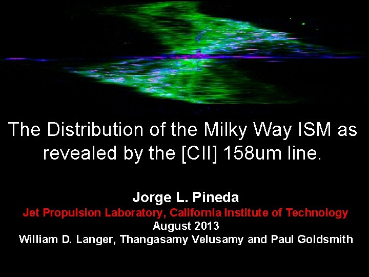 The Distribution of the Milky Way ISM as revealed by the [CII] 158 um