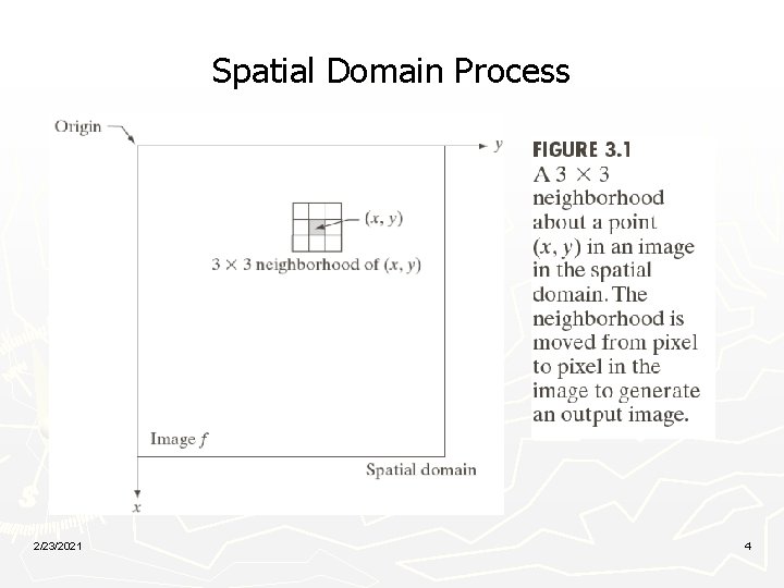 Spatial Domain Process 2/23/2021 4 