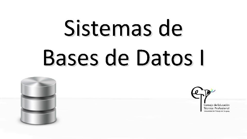 Sistemas de Bases de Datos I 