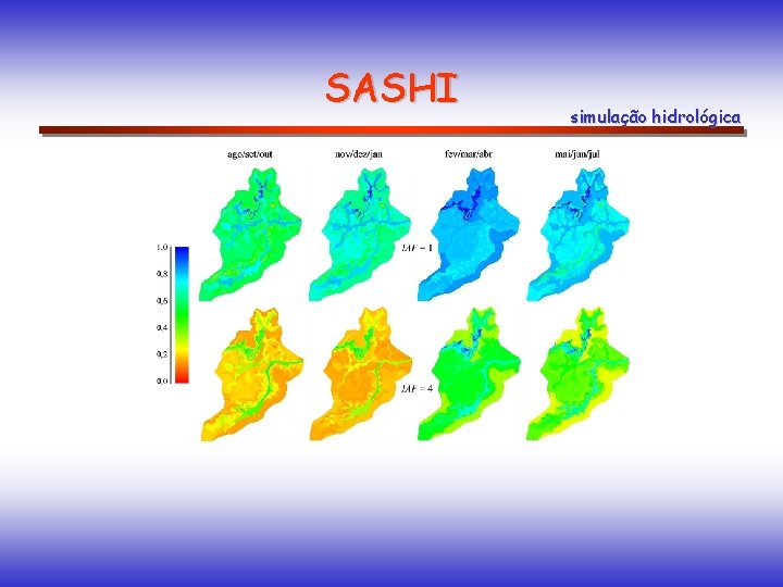 SASHI simulação hidrológica 