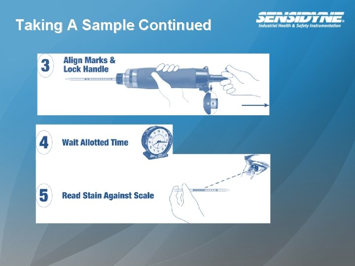 Taking A Sample Continued Taking A Sample Continued
