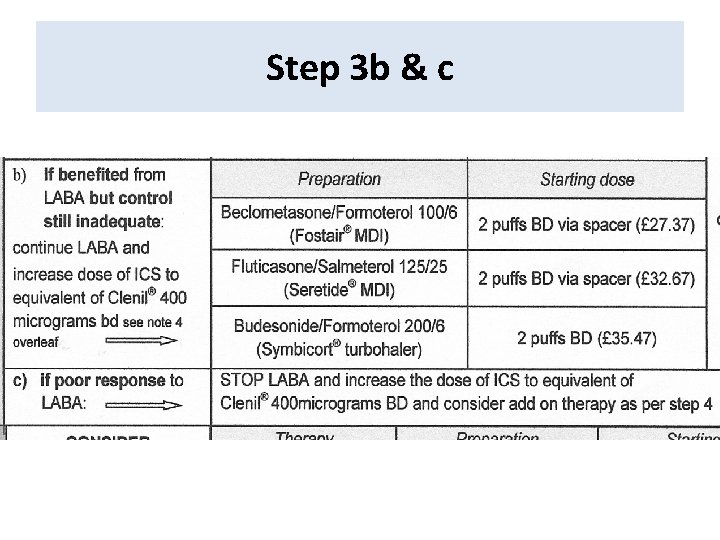 Step 3 b & c 