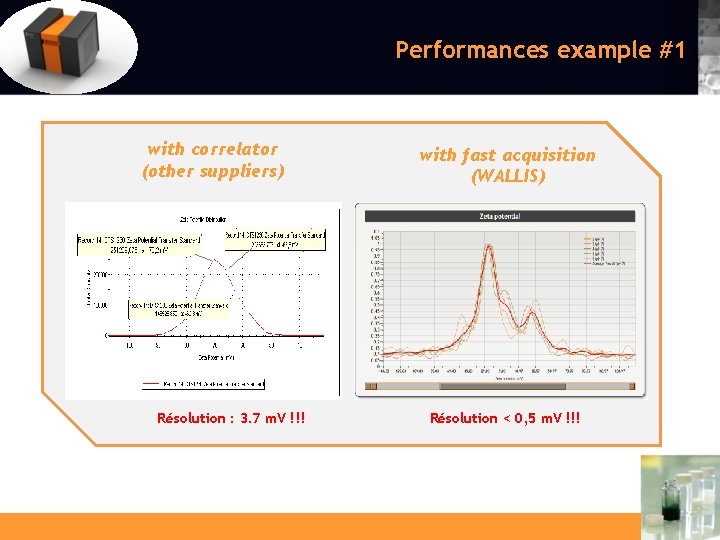Performances example #1 with correlator (other suppliers) Résolution : 3. 7 m. V !!!
