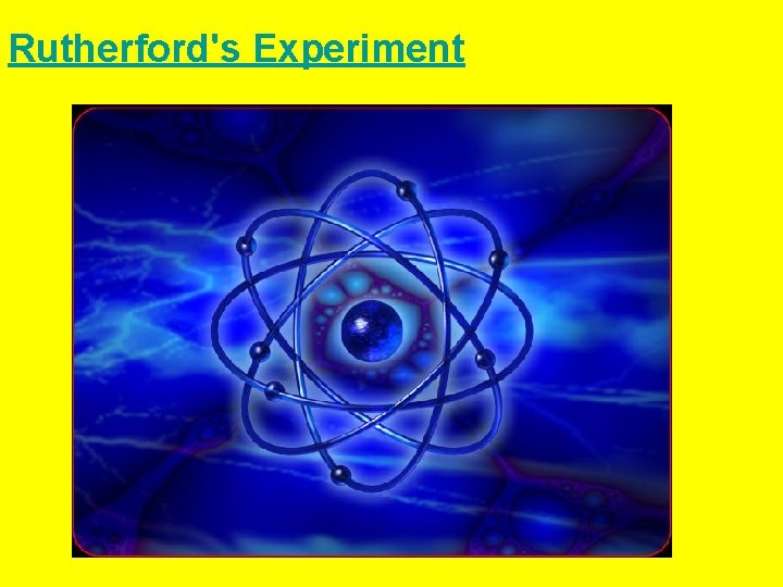 Rutherford's Experiment 