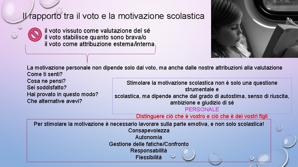 Il rapporto tra il voto e la motivazione scolastica il voto vissuto come valutazione