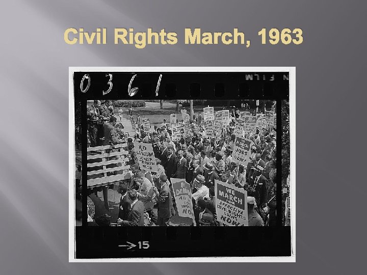 Civil Rights March, 1963 