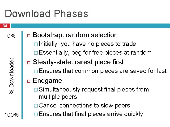 Download Phases 34 0% Bootstrap: random selection you have no pieces to trade �