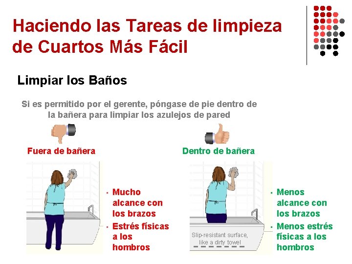 Haciendo las Tareas de limpieza de Cuartos Más Fácil Limpiar los Baños Si es