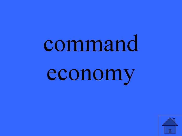 command economy 