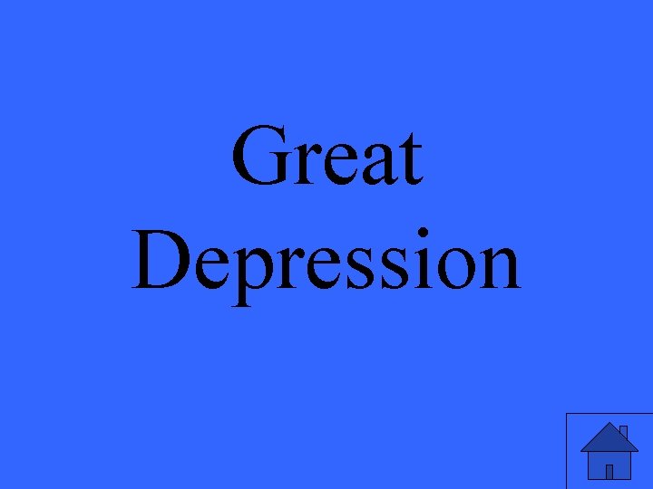 Great Depression 