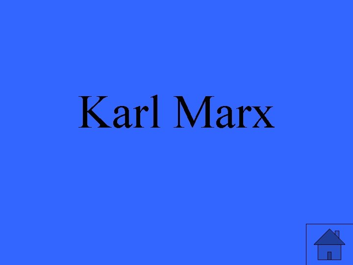 Karl Marx 