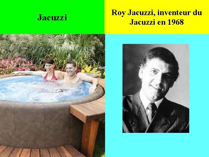 Jacuzzi Roy Jacuzzi, inventeur du Jacuzzi en 1968 