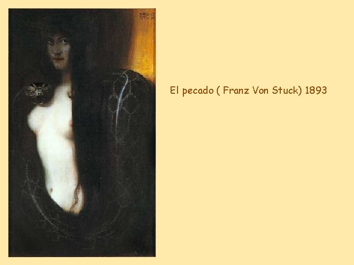El pecado ( Franz Von Stuck) 1893 