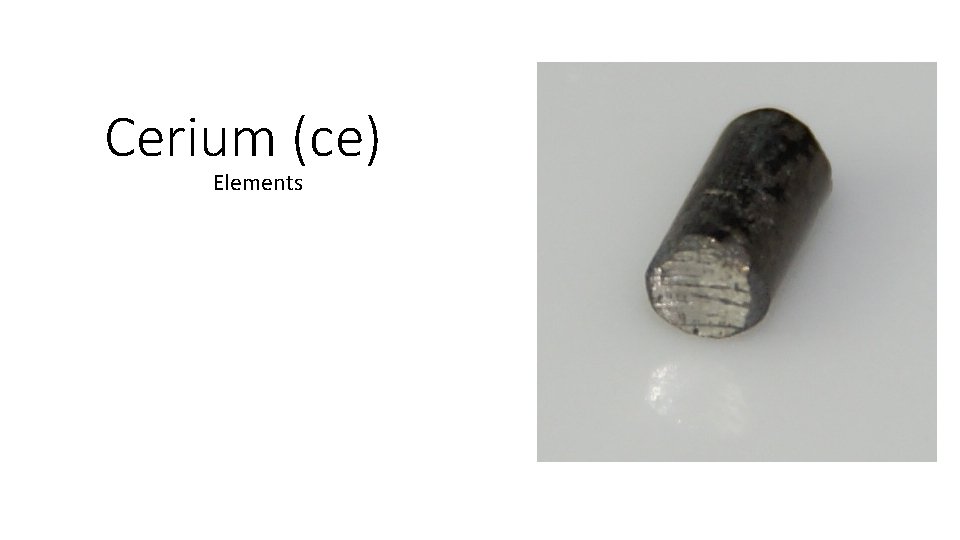 Cerium (ce) Elements 
