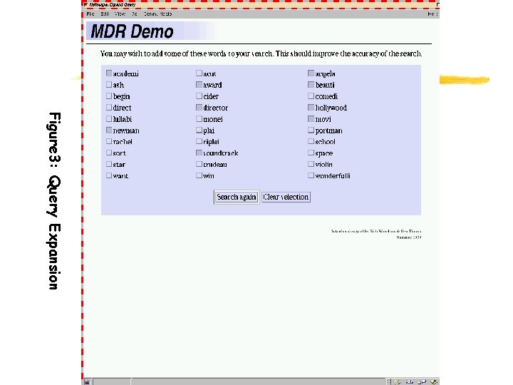 Figure 3: Query Expansion 