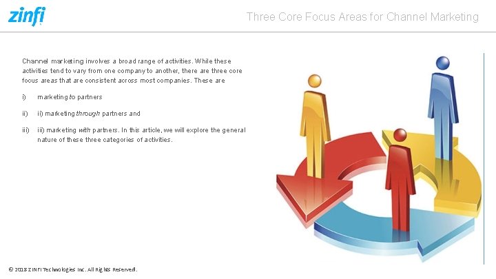 Three Core Focus Areas for Channel Marketing Channel marketing involves a broad range of