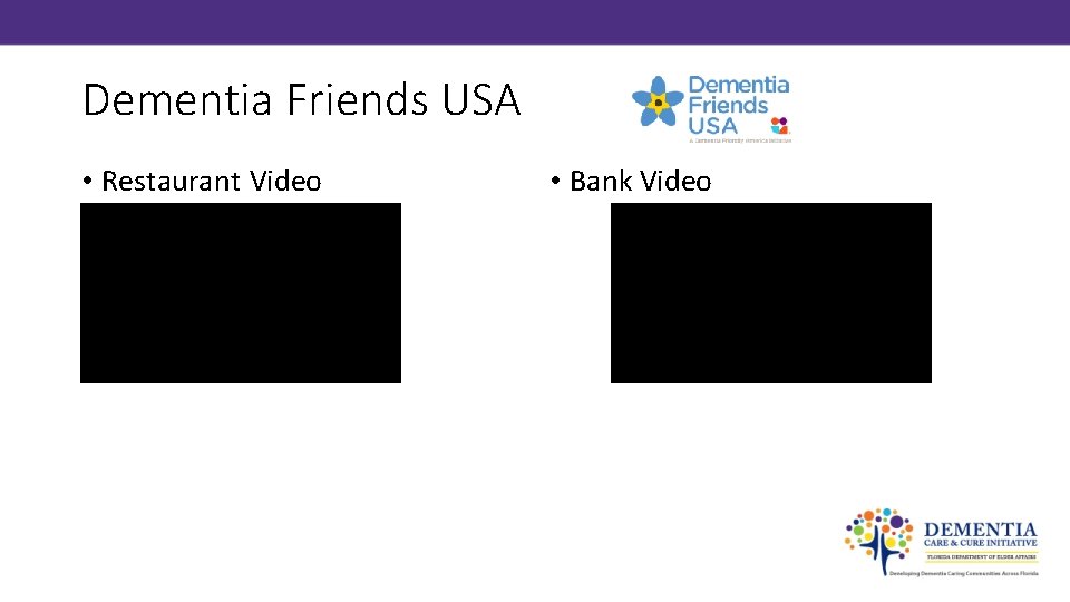 Dementia Friends USA • Restaurant Video • Bank Video 