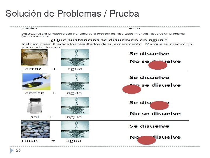 Solución de Problemas / Prueba 25 