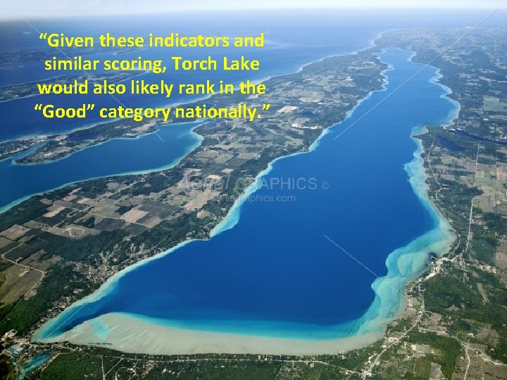 “Given these indicators and similar scoring, Torch Lake would also likely rank in the