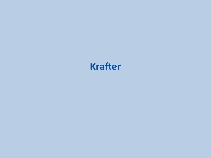 Krafter 