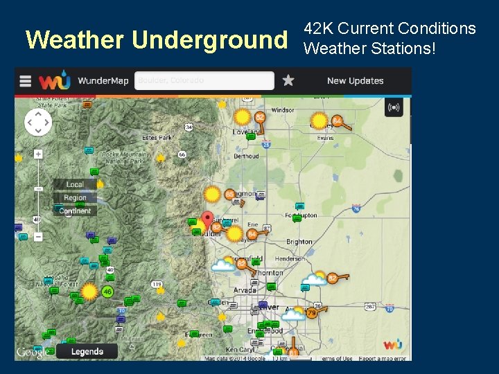 Weather Underground 42 K Current Conditions Weather Stations! 