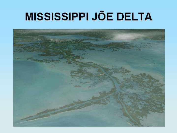 MISSISSIPPI JÕE DELTA 