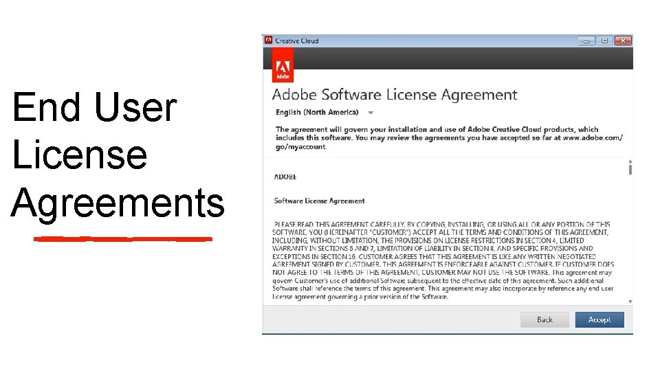 End User License Agreements 