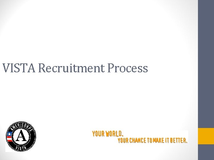 VISTA Recruitment Process 