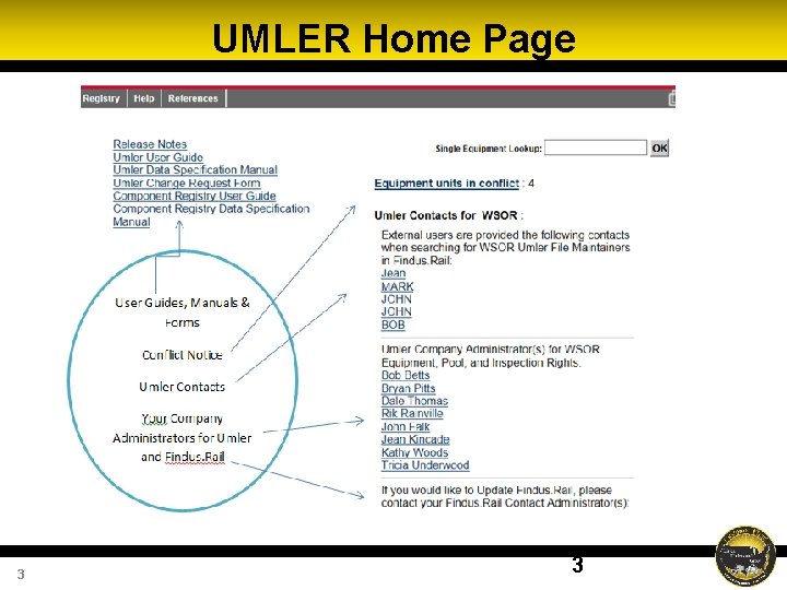 UMLER Home Page 3 3 