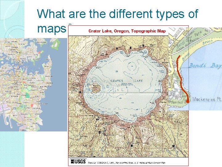 What are the different types of maps? 