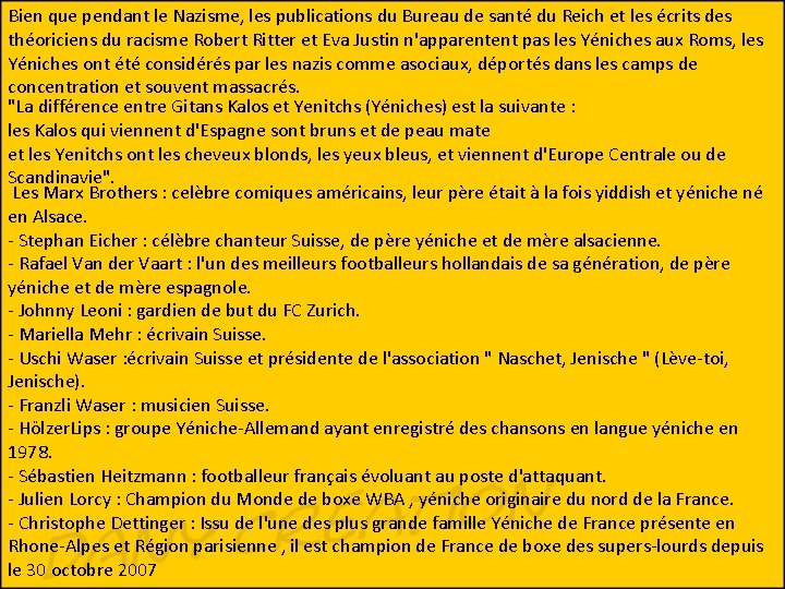 Bien que pendant le Nazisme, les publications du Bureau de santé du Reich et