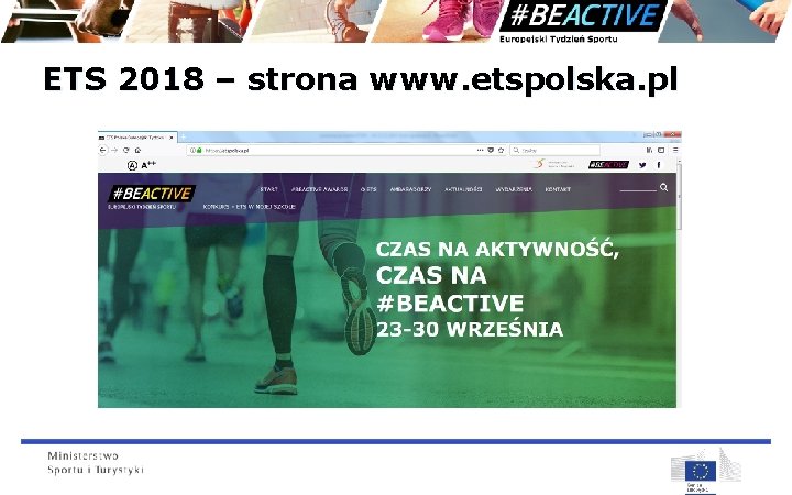 ETS 2018 – strona www. etspolska. pl 