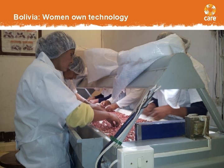Bolivia: Women own technology 19 