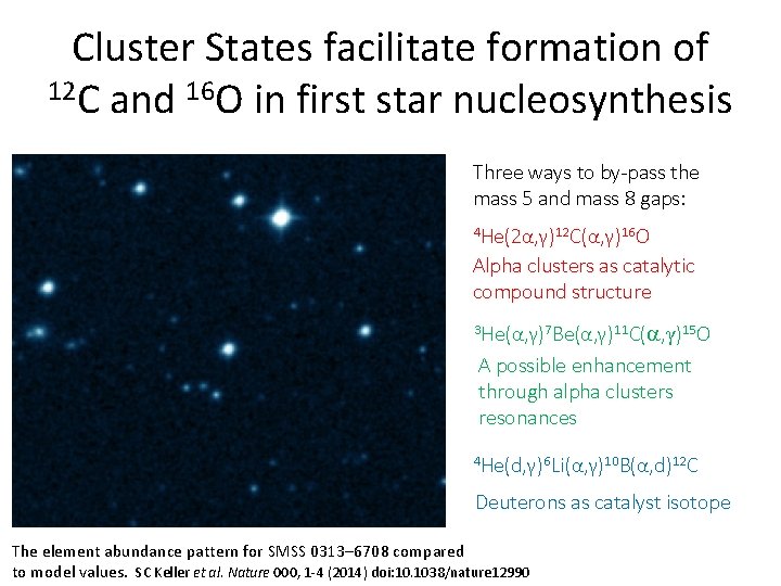 Cluster States facilitate formation of 12 C and 16 O in first star nucleosynthesis