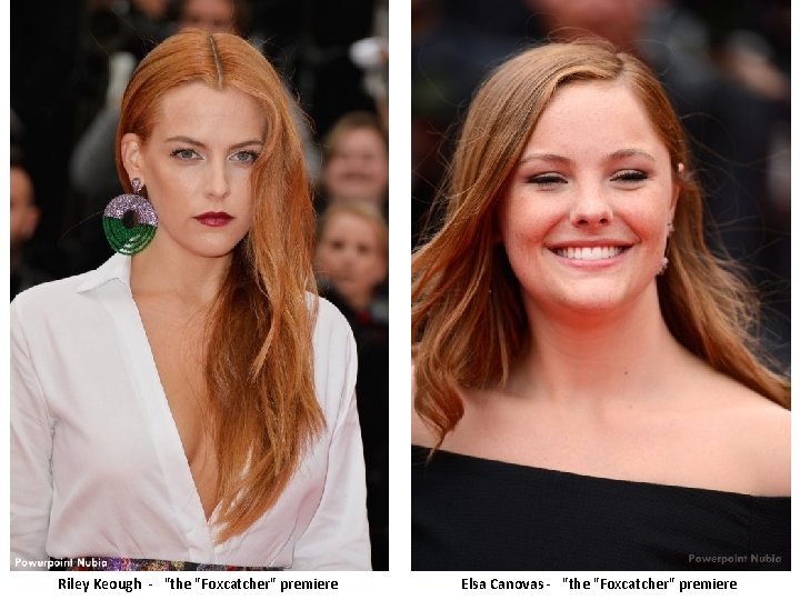 Riley Keough - "the "Foxcatcher" premiere Elsa Canovas - "the "Foxcatcher" premiere 