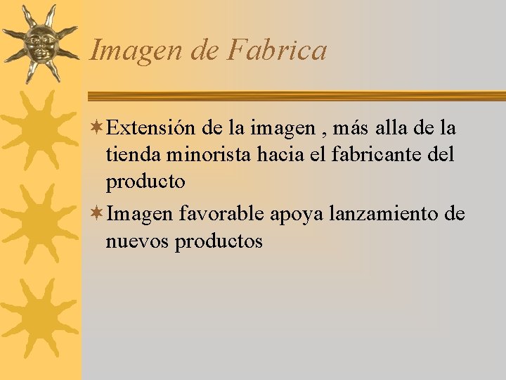 Imagen de Fabrica ¬Extensión de la imagen , más alla de la tienda minorista